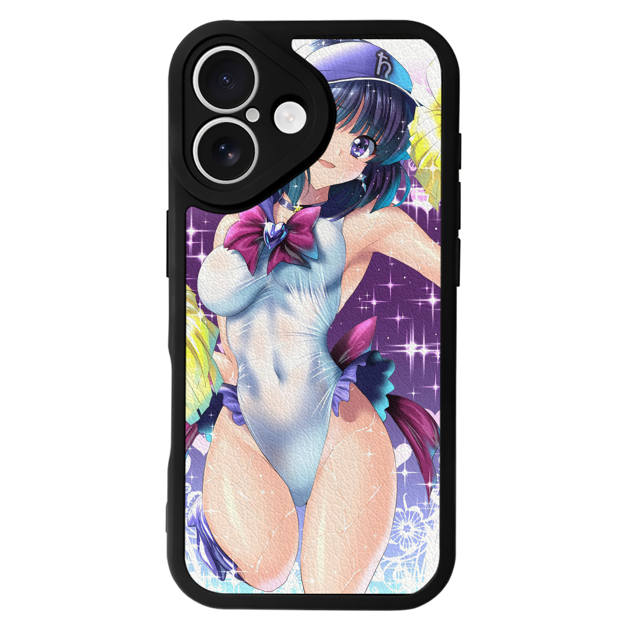 （画像用） 美少女戦士セーラームーン Sailor Moon 【iPhone 16シリーズ対応】シリコンスマホケース（レザー調） 材質：シリコン
